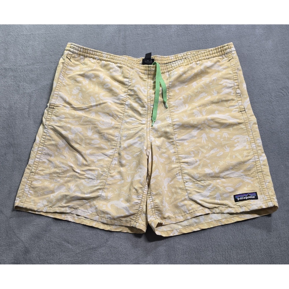 Patagonia Tropical Crocodile Swim Trunks Mens Small Board Shorts